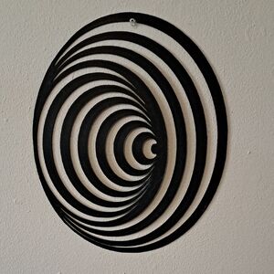 Black Circular Wall Art
